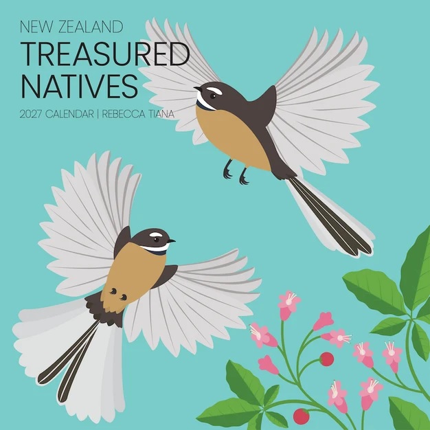 New Zealand Treasured Natives 2027 Mini Calendar