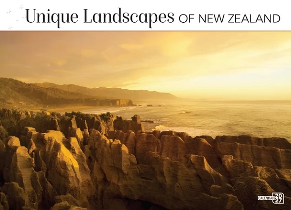 Unique Landscapes of New Zealand 2027 Calendar