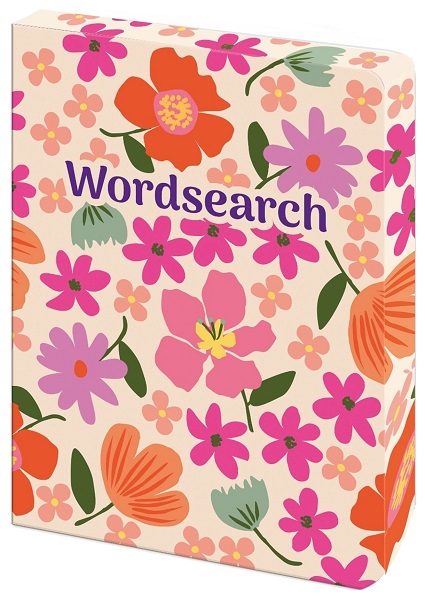 Wordsearch with Printed Floral Edge