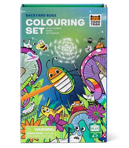 Backyard Bugs Colouring Set