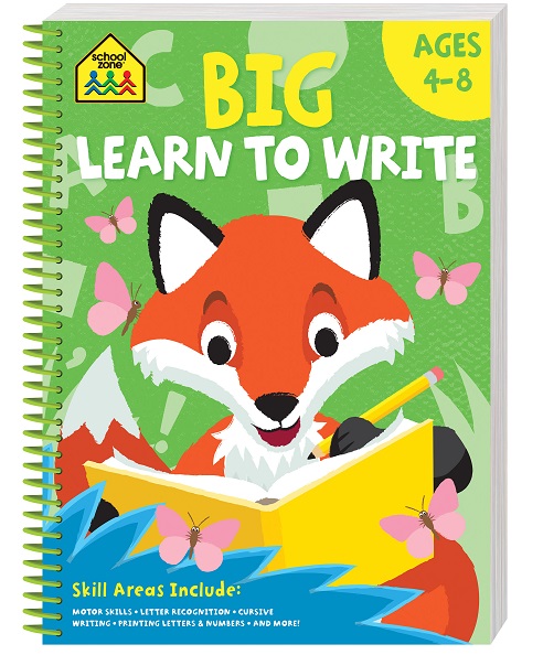 School Zone Big Learn to Write Workbook