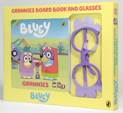 Bluey Grannies Board Book and Grannies Glasses Box Set