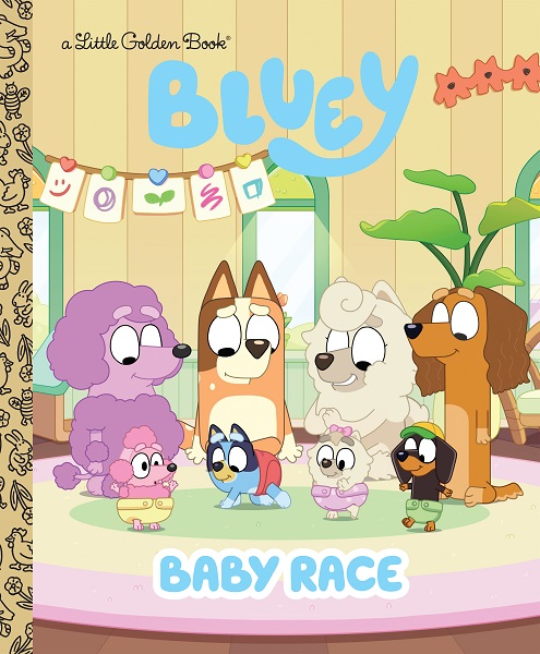 Little Golden Book Bluey Baby Race