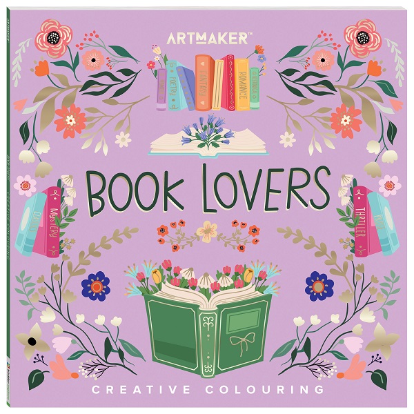 Art Maker Book Lovers Colouring Book