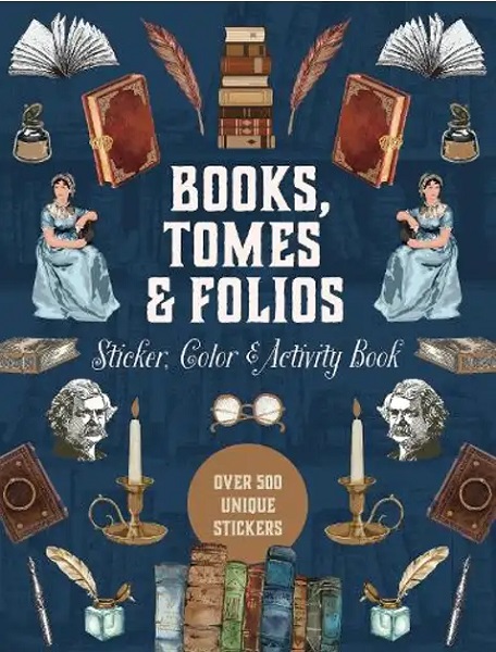 Books Tomes & Folios Sticker Colour & Activity Book