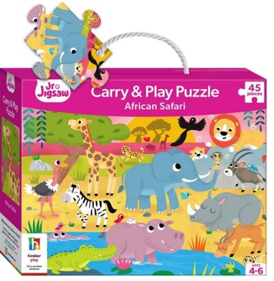 African Safari Carry & Play 45pc Puzzle