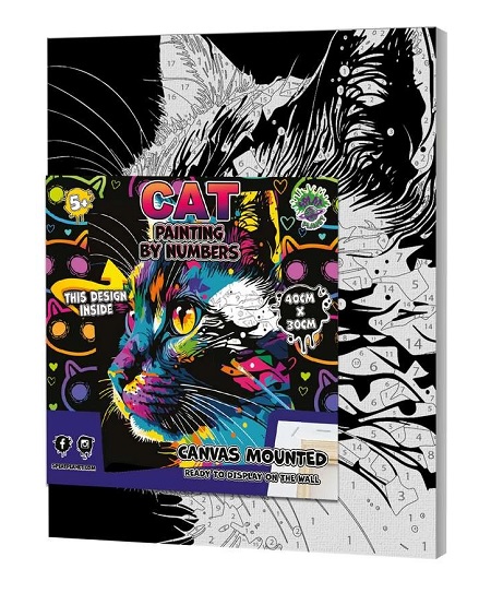 Cat Paint by Numbers