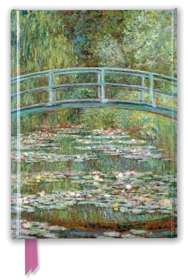 Claude Monet Bridge over a Pond of Water Lilies Foiled Lined Journal