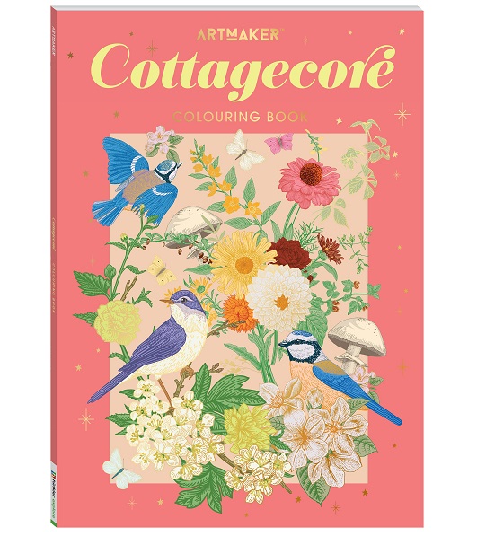 Art Maker Cottagecore Colouring Book