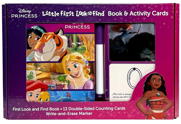 Disney Princess Little First Look and Find Book and Activity Cards