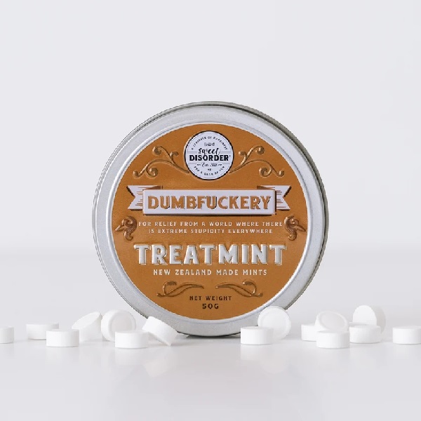 Dumbfuckery Treatmint Mint Tin