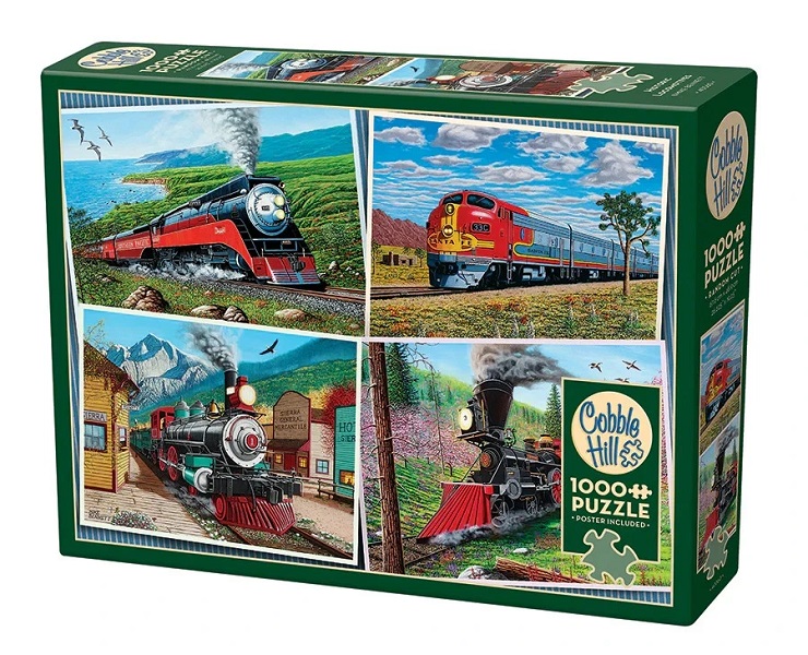 Historic Locomotives 1000pc Puzzle