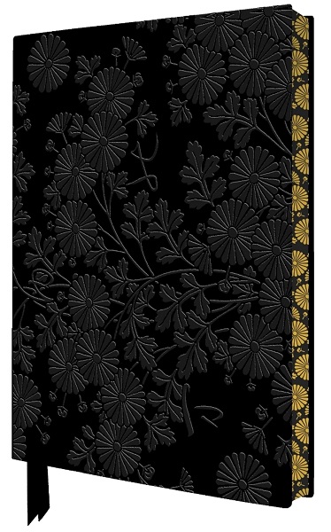 Uematsu Hobi Box Decorated with Chrysanthemums Artisan Art Pocket Lined Notebook