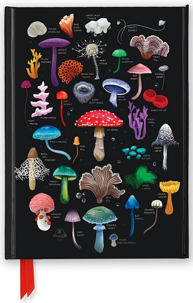 Anna Stead Mushrooms & Fungi Foiled Lined Journal