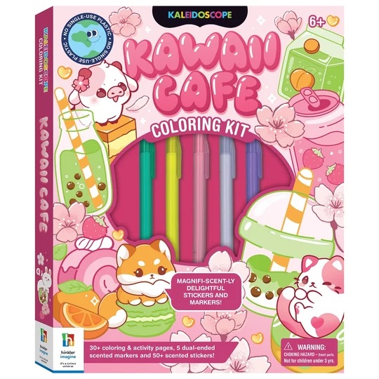 Kawaii Cafe Colouring Kit