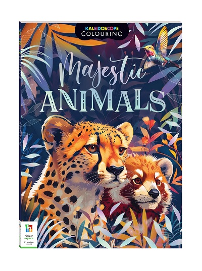 Majestic Animals Colouring Book