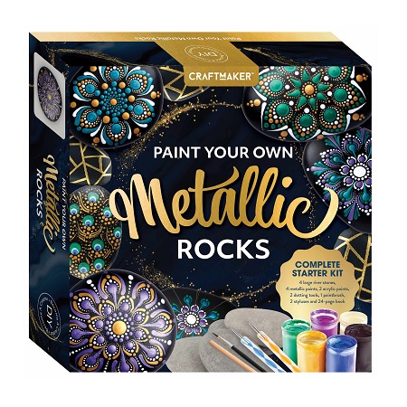 Craft Maker Paint Your Own Metallic Rocks