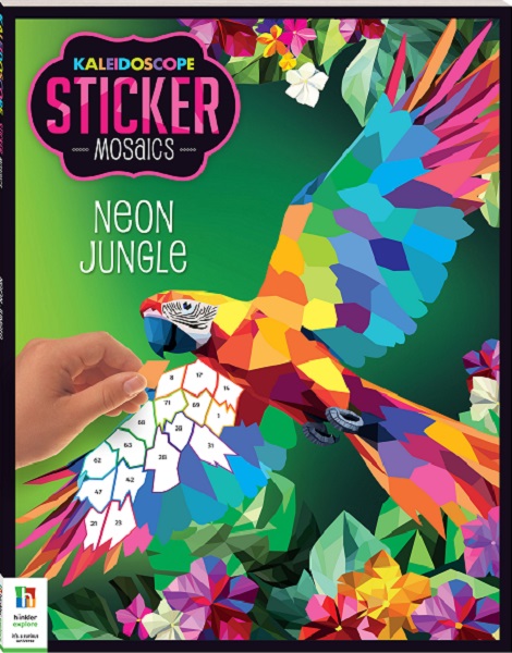 Art Maker Sticker Mosaics Neon Jungle