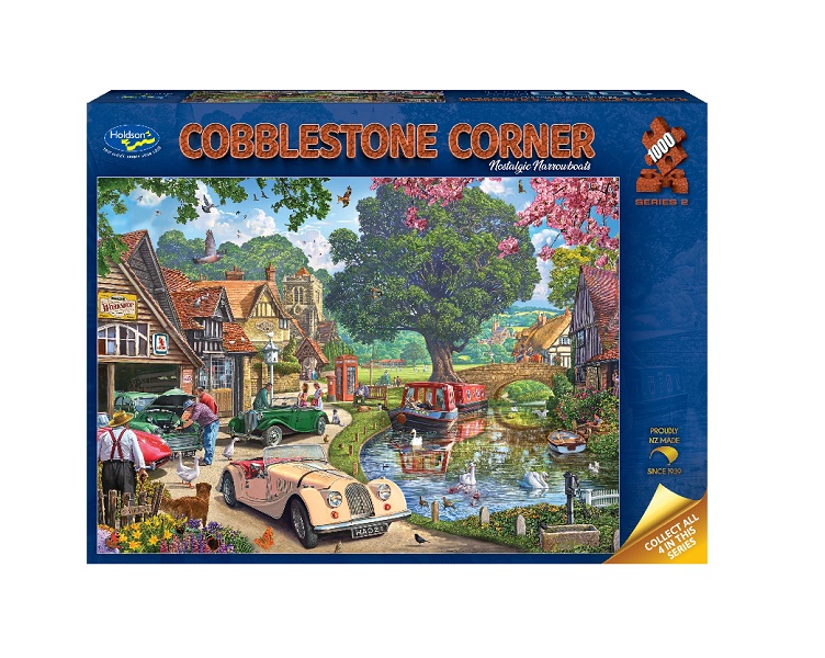 Cobblestone Corner Nostalgic Narrowboats 1000pc Puzzle