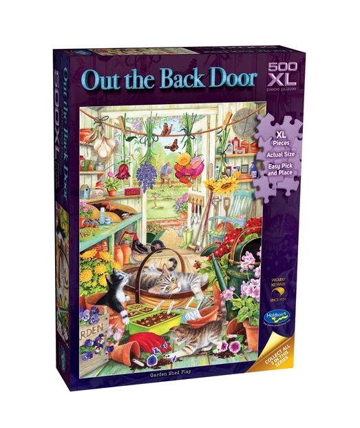 Out the Back Door Garden Shed Play 500xlpc Puzzle