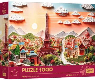 Trefl Paper Art Paris 1000pc Puzzle