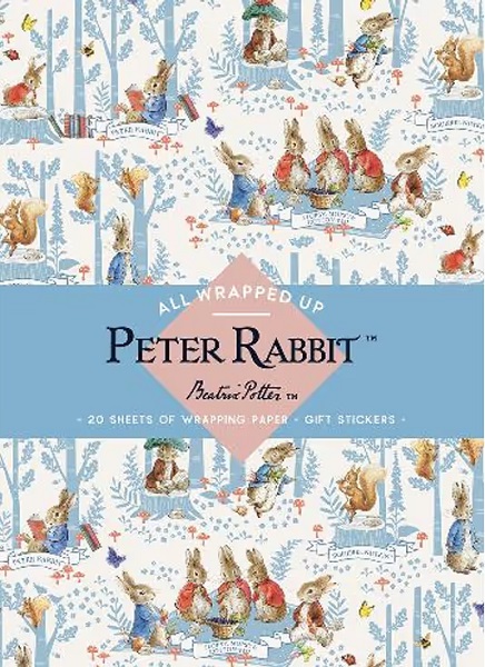 All Wrapped Up Peter Rabbit 20 Sheet Wrapping Paper Book