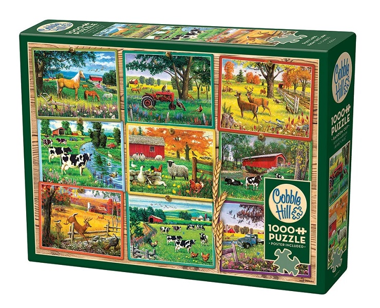 Postcards from the Farm 1000pc Puzzle