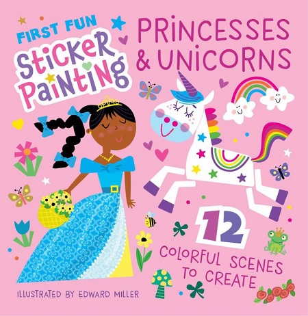 First Fun Sticker Painting Princesses & Unicorns