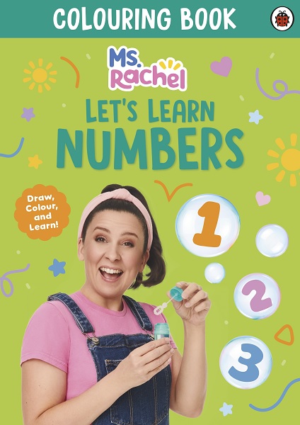 Ms Rachel Lets Learn Numbers Colouring Book