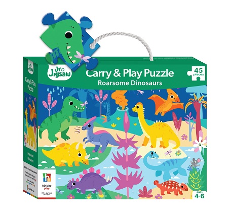 Roarsome Dinosaurs Carry & Play 45pc Puzzle