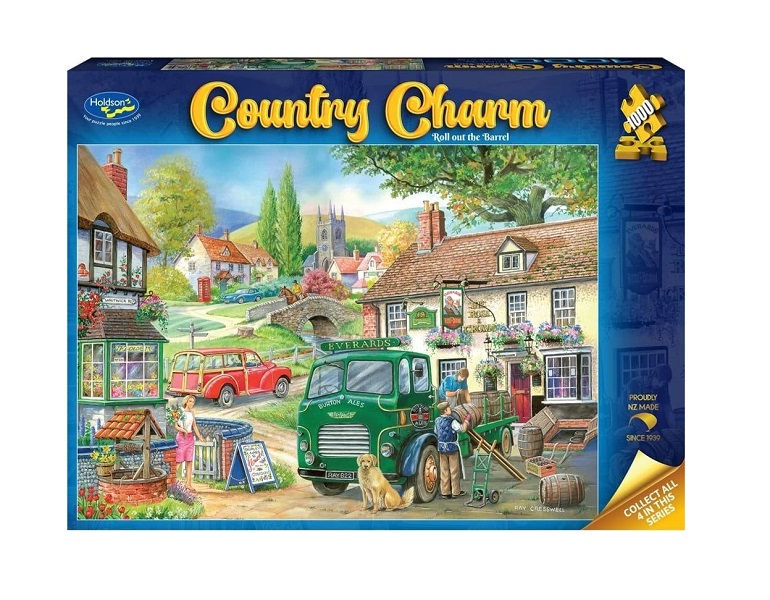 Country Charm Roll out the Barrel 1000pc Puzzle