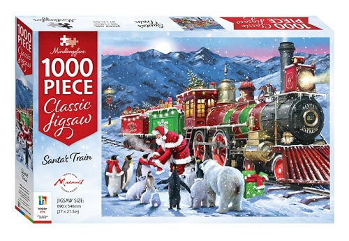 Santa's Train 1000pc Puzzle
