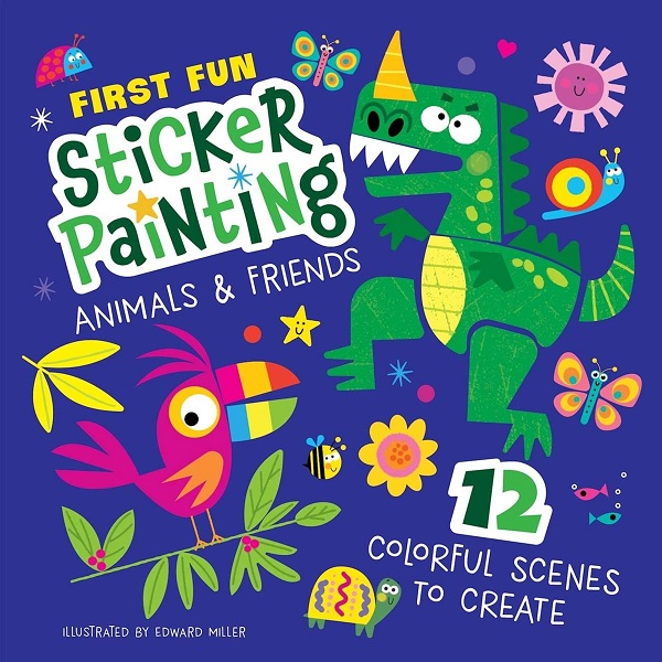 First Fun Sticker Painting Animals and Friends