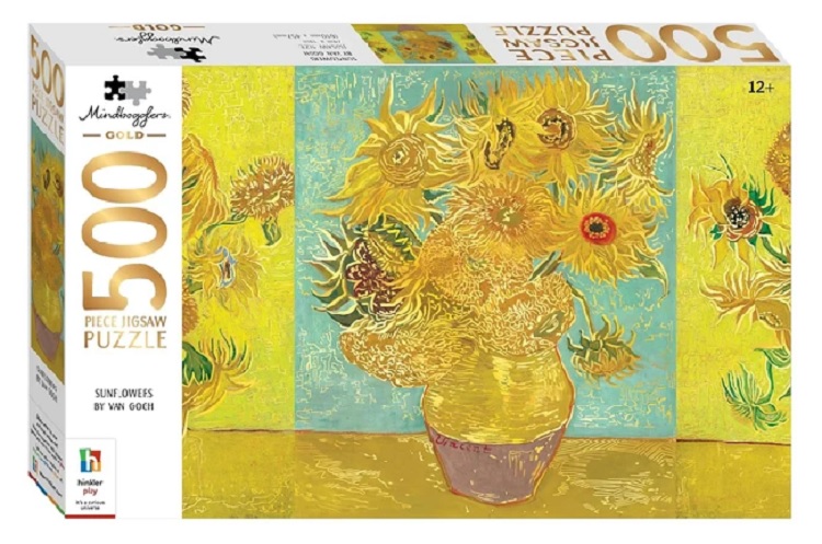Mindbogglers Sunflowers Van Gogh 500pc Puzzle