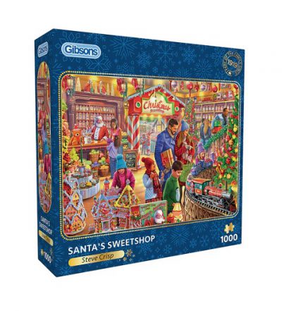 Gibsons Santas Sweetshop 1000pc Puzzle