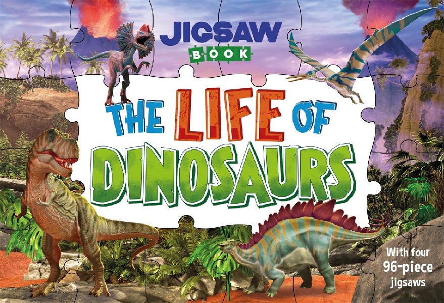 Jigsaw Book Life of Dinosaurs