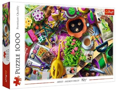 Trefl Tidying up the Garden 1000pc Puzzle