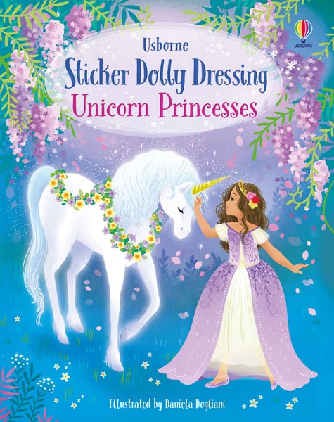 Sticker Dolly Dressing Unicorn Princesses