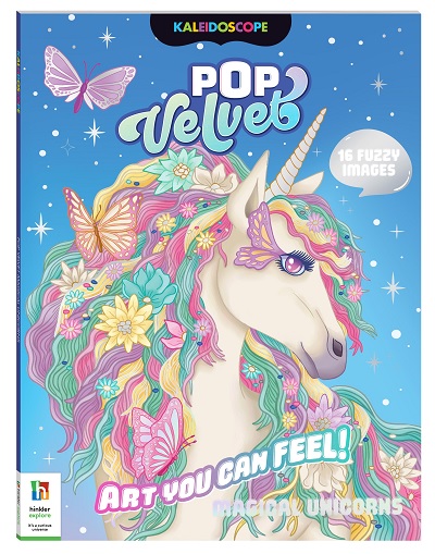 Magical Unicorns Pop Velvet Colouring