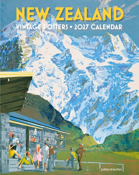 New Zealand Vintage Posters 2027 Small Calendar