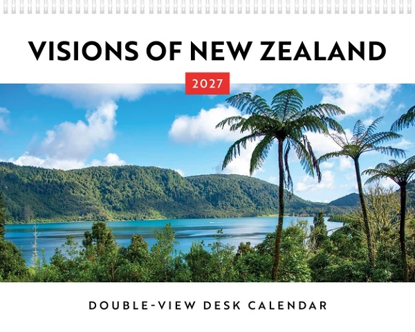 Visions of New Zealand 2027 Desk Calendar