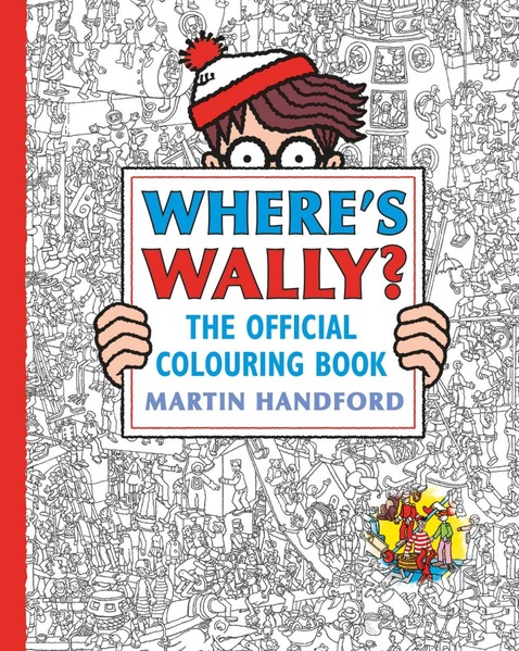 Wheres Wally Official Colouring Book